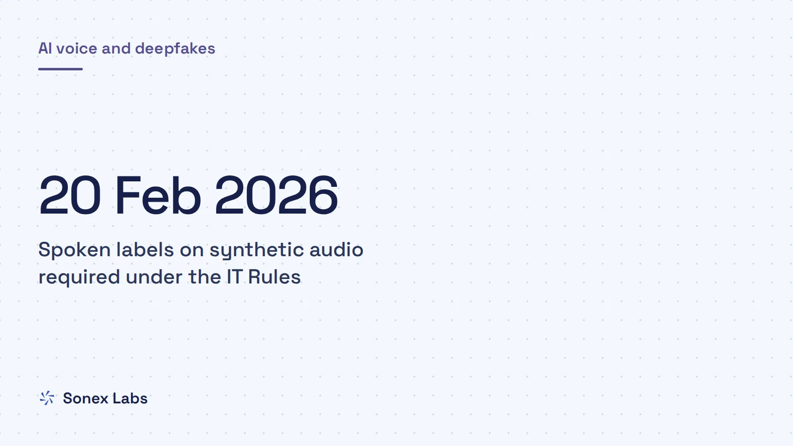 AI voice labelling: AI content labelling in India: do AI phone calls need a label?