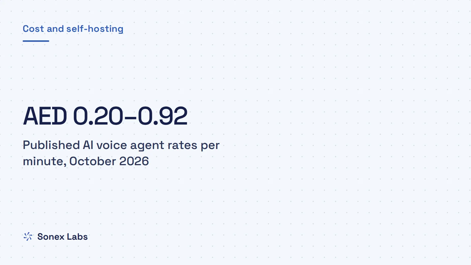 Arabic voice agent cost: What an Arabic AI voice agent really costs per minute