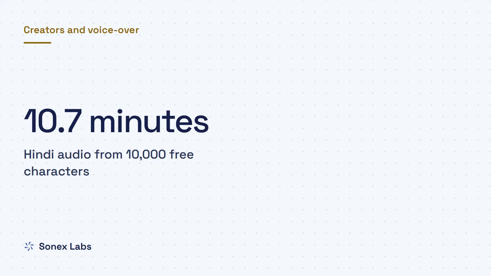 Free Hindi TTS characters: "Hindi text to speech free": what 10,000 characters buys in minutes and rupees