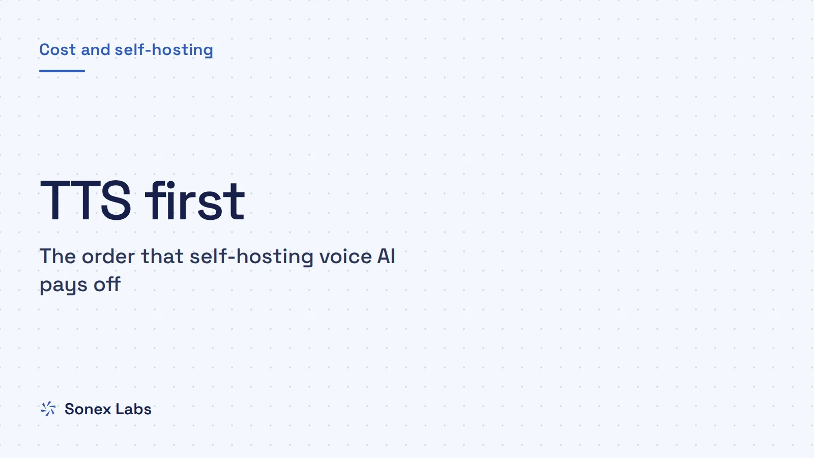 Self-deploy voice models: How to self-deploy open-source voice models without losing money