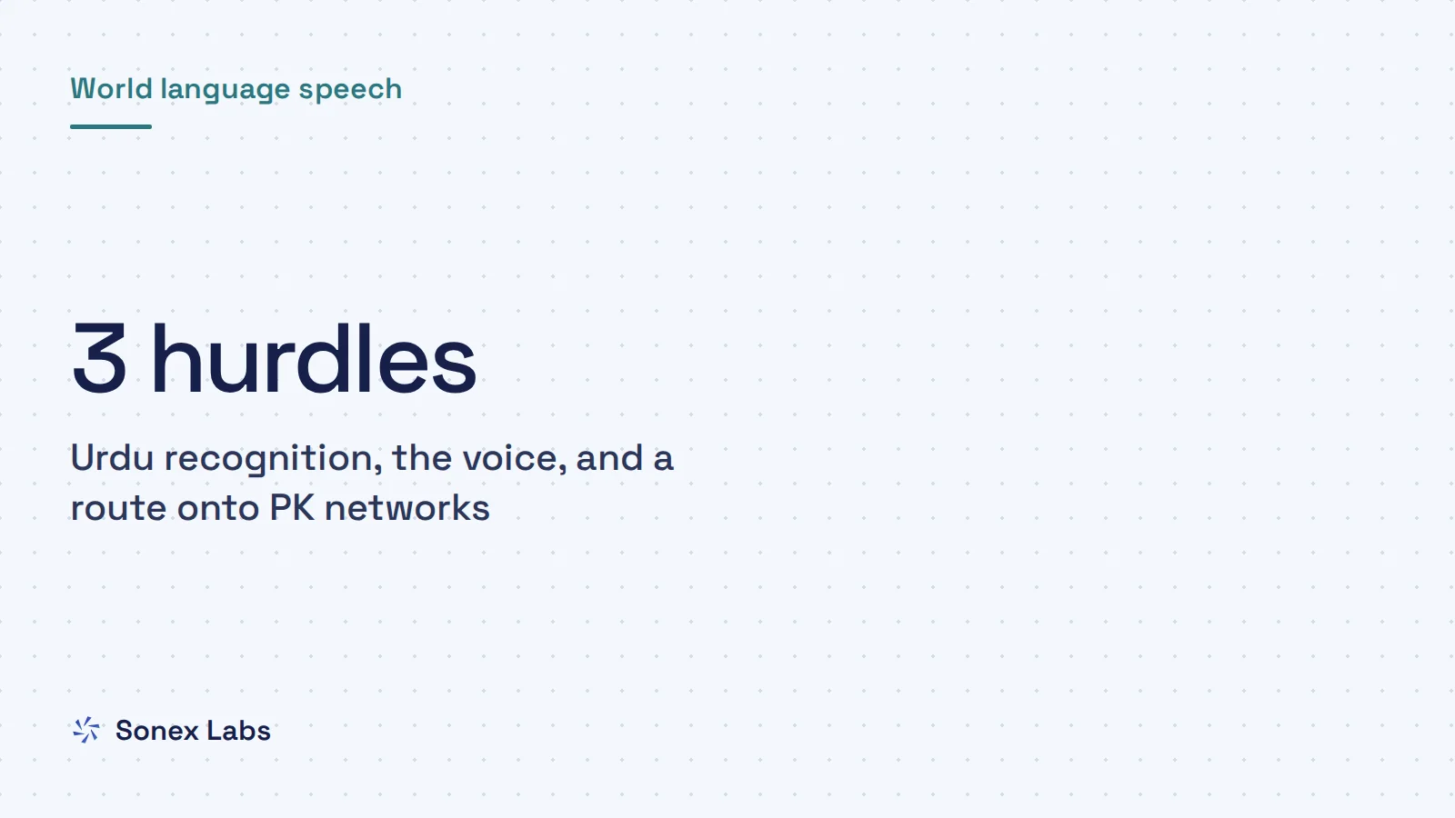 Urdu voice agents, Pakistan: Urdu AI voice agents for Pakistan, including Roman Urdu input